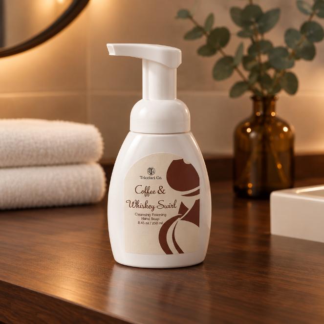 Coffee & Whiskey Swirl Hand Soap
