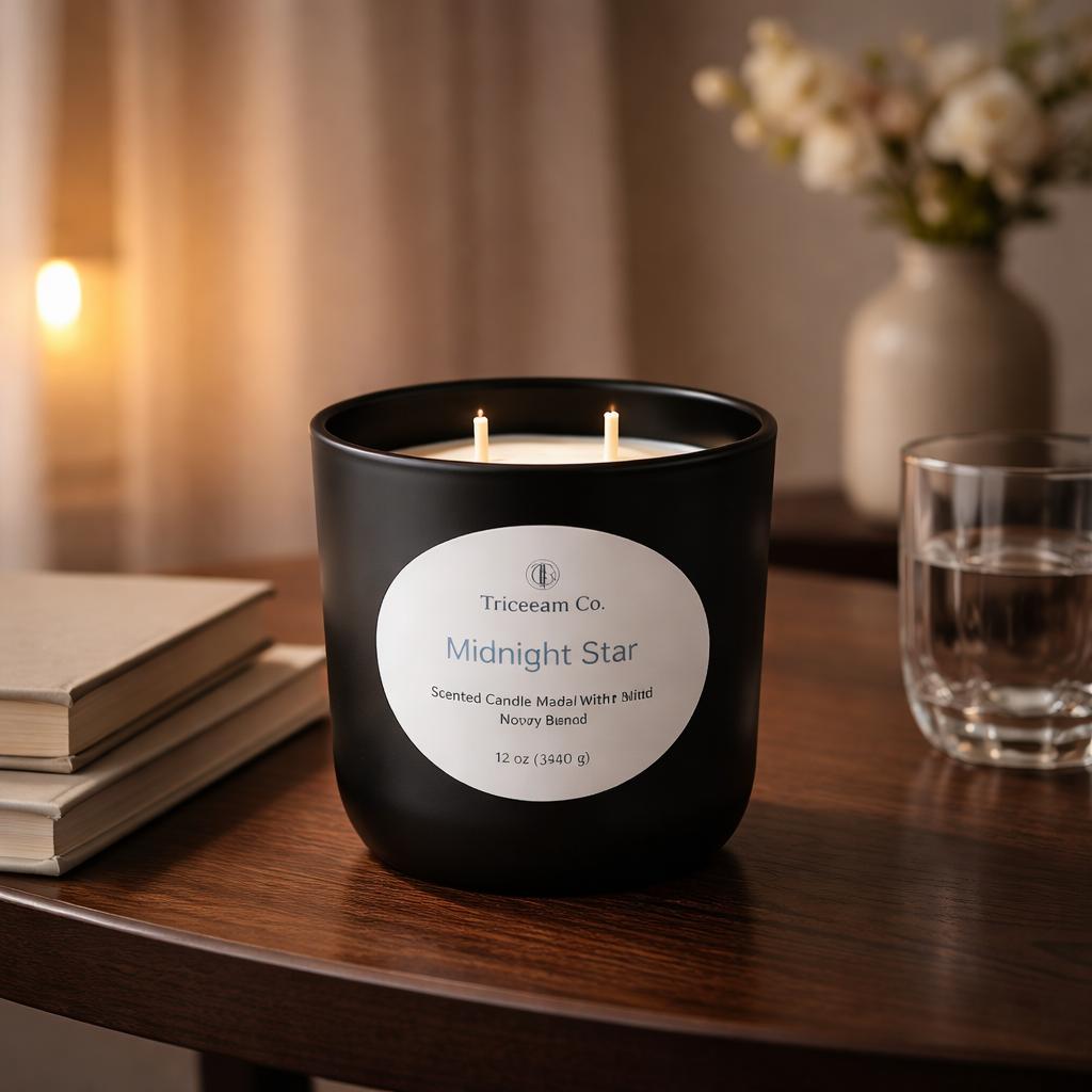 Midnight Star Candle