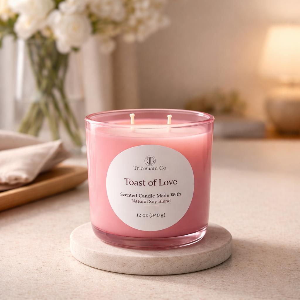 Toast of Love Candle
